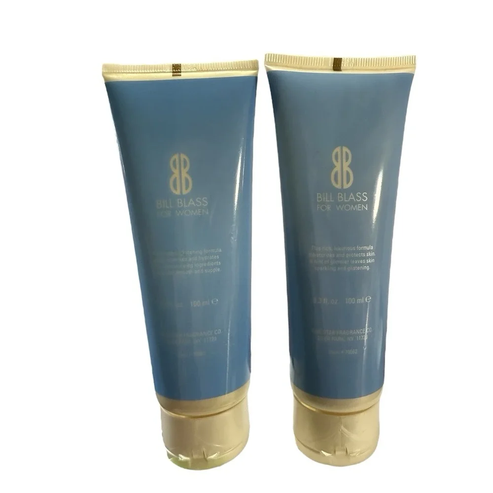 Bill Blass For Women Glistening Body Wash, And‎ Body Cream 3.3 Each HTF RARE